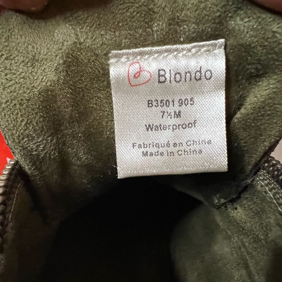 Blondo Glenda Camoflage Suede Waterproof - Picture 9 of 10